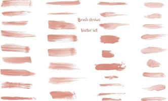 Set of vector brushes in a watercolor style. Suitable for abstract backgrounds and trendy decor, cards, design invitations, etc.