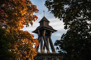 vistas de uppsala, suecia en otoño foto