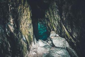 Source of the Soca River in Triglav National Park in Slovenia photo