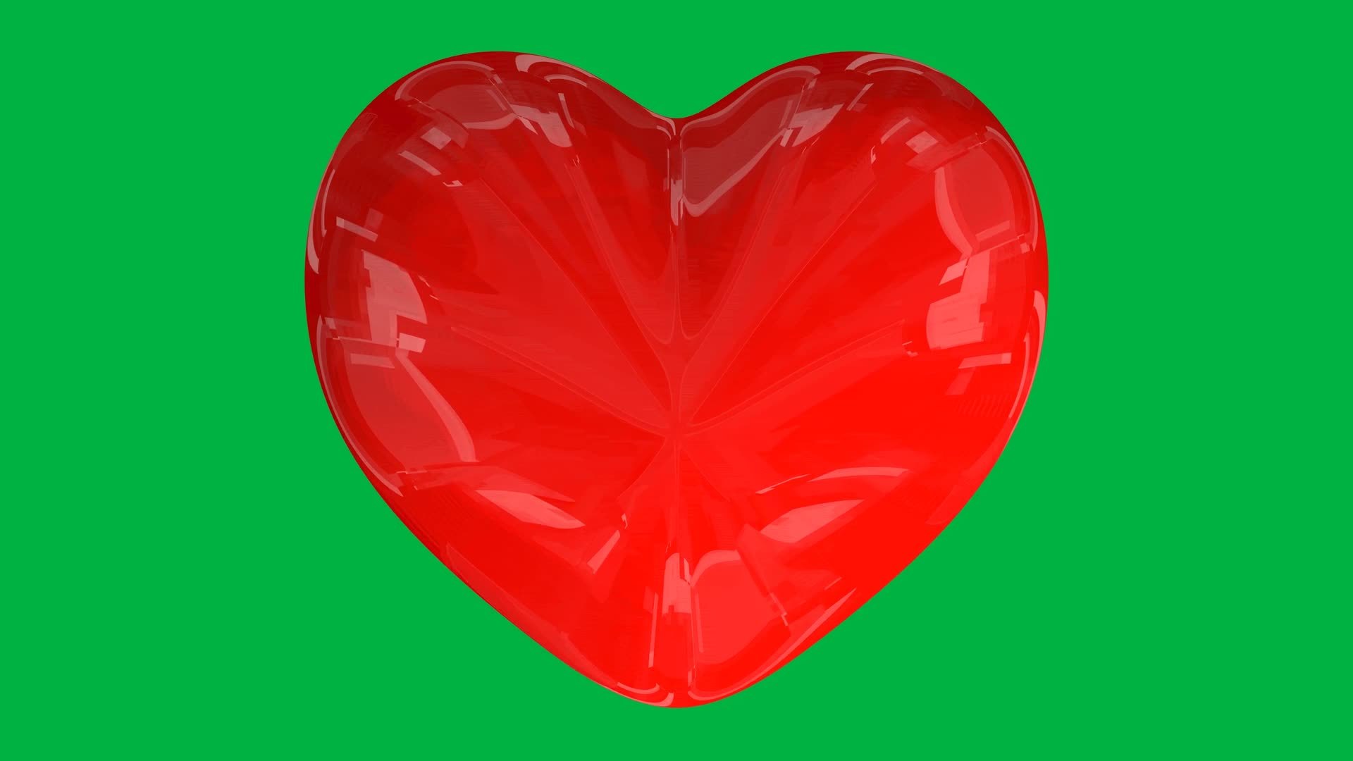 3d red heart animated on green screen 15548466 Stock Video at Vecteezy