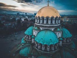 Alexander Nevsky Cathedral in the city of Sofia, Bulgaria photo