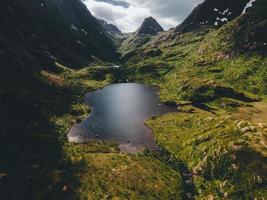 vistas de las islas lofoten en noruega foto