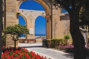 The Upper Barrakka Gardens in Valletta, Malta photo