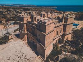 The Selmun Palace by Drone in country of Malta photo