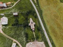 iglesia flakstad en las islas lofoten en noruega foto