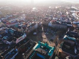 View of the city of Malmo in Sweden photo