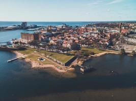 Klapphuset historical site seen in Kalmar, Sweden photo