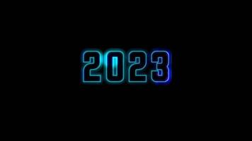 2023 neon effekt video