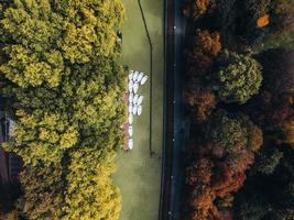 Jardin Vauban park seen in Lille, France photo