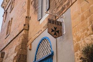 vistas desde mdina en el país de malta foto