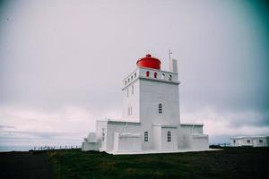 Dyrholaey Lighthouse on the South Coast of Iceland photo