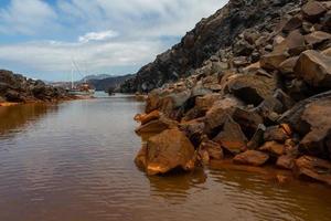 Landscapes of the Island of Santorini photo