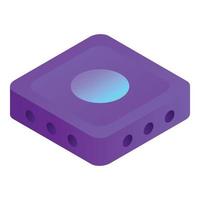 Wifi router icon, isometric style vector