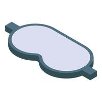 Sleeping mask icon, isometric style vector