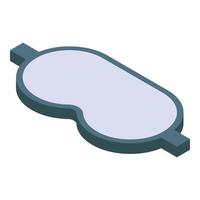 Sleeping mask icon, isometric style vector