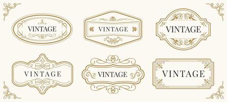 Vintage Baadge for Logo Design vector