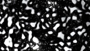 Black and white bunch of bubbles. Infinitely looped animation video