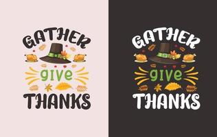 Thanks giving vector design for print on demand