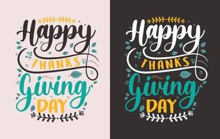 Thanks giving vector design for print on demand