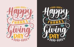 Thanks giving vector design for print on demand