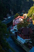 Autumn landscapes in  Elbe Sandstone Mountains. photo