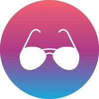 icono de vector de gafas