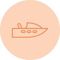 icono de vector de barco