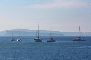 Landscapes of the Island of Santorini photo