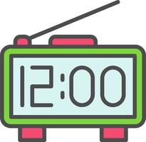 Digital clock Vector Icon