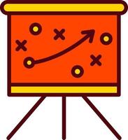 icono de vector de entrenamiento