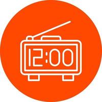 Digital clock Vector Icon