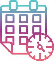 Timetable Vector Icon