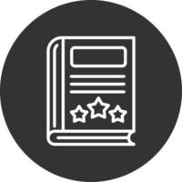 icono de vector de libro