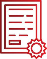 Certificate Vector Icon