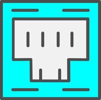 icono de vector rj45