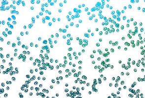 Light Blue, Green vector template with circles.