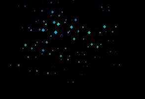 Dark blue, green vector texture in poly style with circles, cubes.