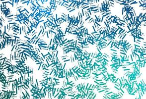 Dark blue, green vector backdrop with long lines.