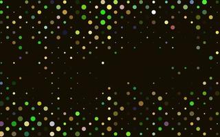 Light Multicolor, Rainbow vector backdrop with dots.