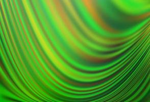 Light Green vector pattern with liquid shapes.