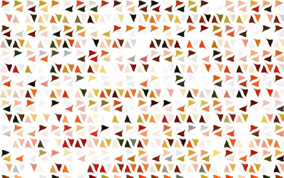 textura de vector verde claro, rojo en estilo triangular.