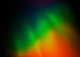 Dark Multicolor, Rainbow vector abstract blurred pattern.