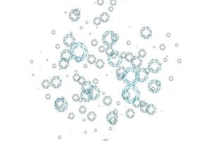 Light Blue, Green vector texture with disks.