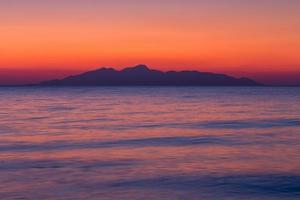 paisajes de la isla de santorini foto