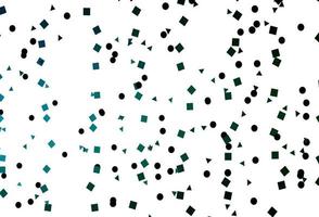 Light Blue, Green vector pattern in polygonal style with circles.