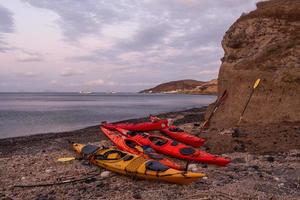 paisajes de la isla de santorini foto