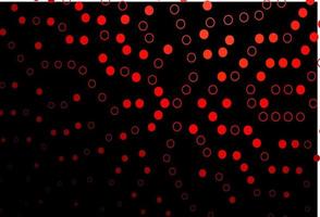 Dark Red vector cover with spots.