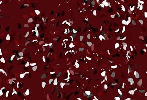 Light red vector backdrop with abstract shapes.