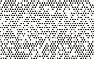 Dark Black vector template in hexagonal style.