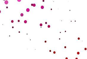 Light Purple, Pink vector background with bubbles.